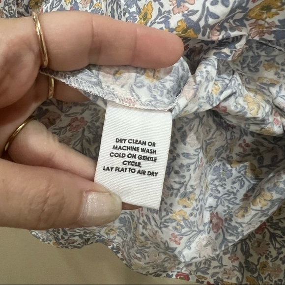 APIECE APART Maurino Floral Drop Waist Mini Dress in Sweet Multi Sz M Luxury EUC - Picture 6 of 12